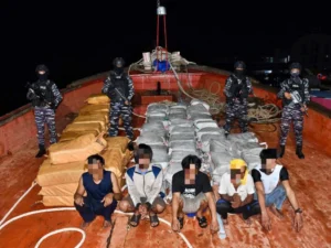 TNI AL Gagalkan Penyelundupan 1,9 Ton Narkoba di Perairan Riau, Nilainya Capai Rp7 Triliun