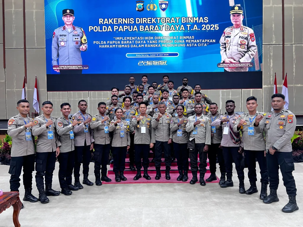 Meningkatkan Kapasitas Bhabinkamtibmas: 46 Personel Polres Maybrat Ikuti Rakernis Ditbinmas Polda