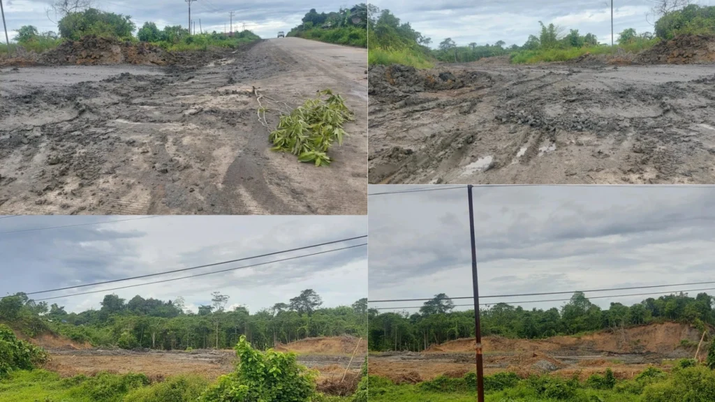 Warga Resah, Galian Tanah di Jalan Mariat Pantai Rugikan Lingkungan dan Pengguna Jalan