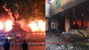 Pasar Payakumbuh Terbakar Hebat, Ratusan Toko Ludes