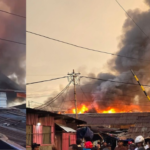 Kebakaran Hebat Landa Pasar Sentral Remu
