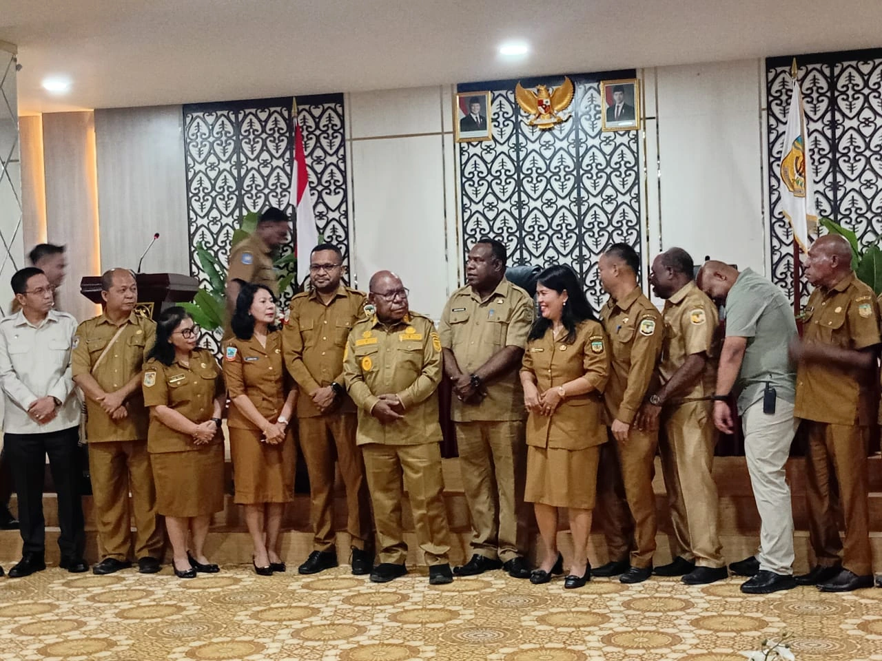 Wabup Imanuel Kemong Pimpin Sertijab BPKAD Mimika, Tekankan Pelayanan Publik dan Pembinaan ASN OAP