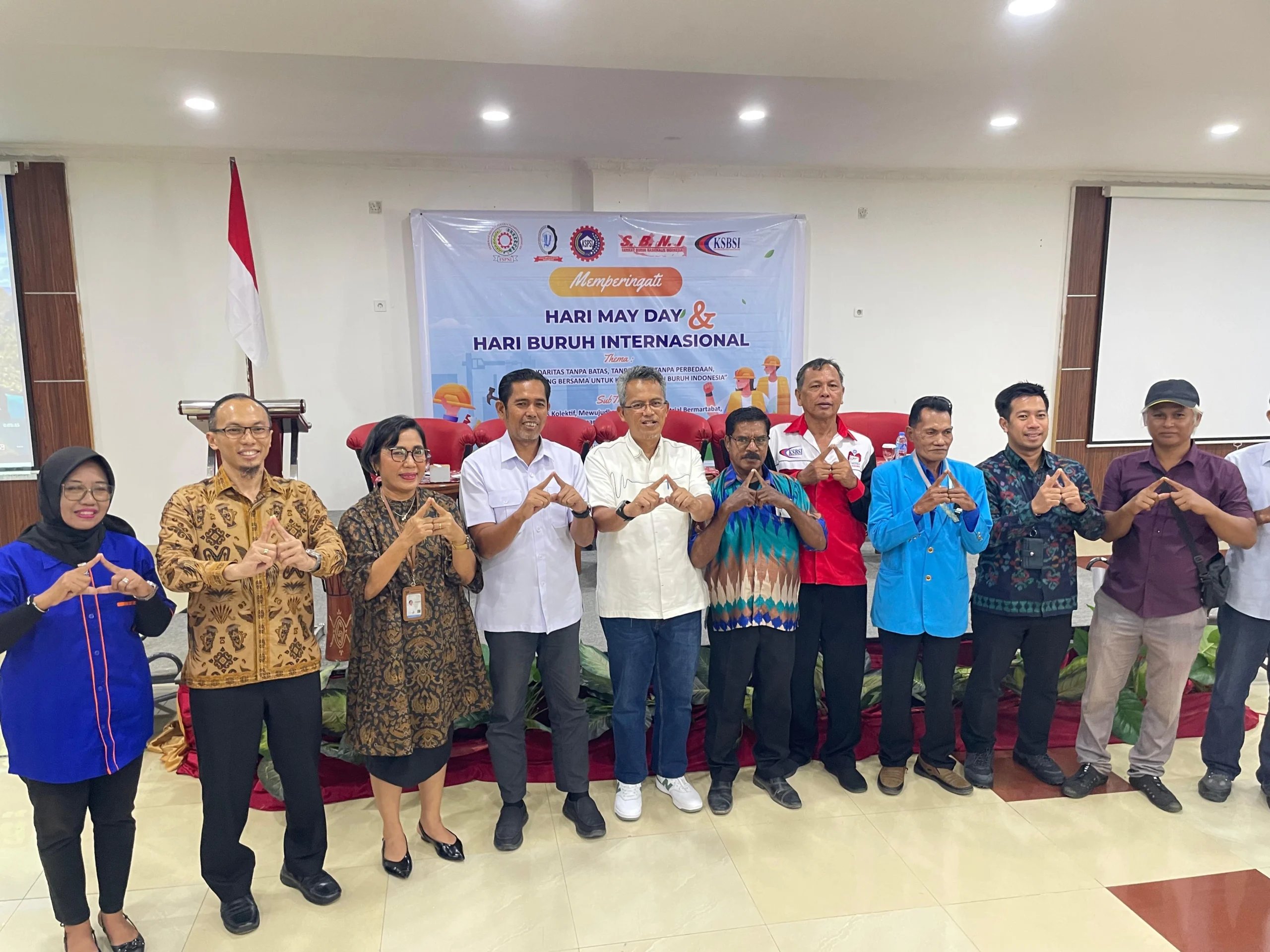 Peringati May Day 2026, Buruh di Sorong Gelar FGD Bersama Pemda dan Polda PBD