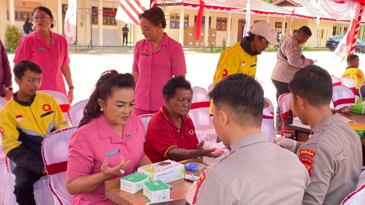 Peringati Hari Bhayangkara ke-80, Polda PBD Gelar Pemeriksaan Kesehatan Gratis dan Donor Darah Massal