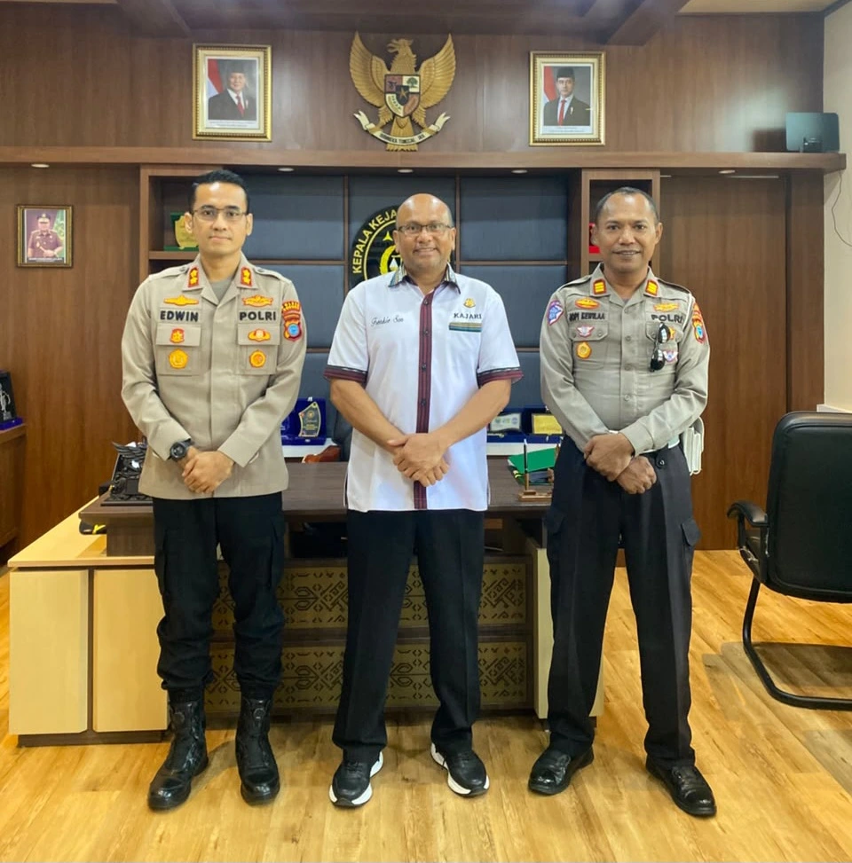 Kapolres Sorong dan Kajari Perkuat Sinergi Penegakan Hukum