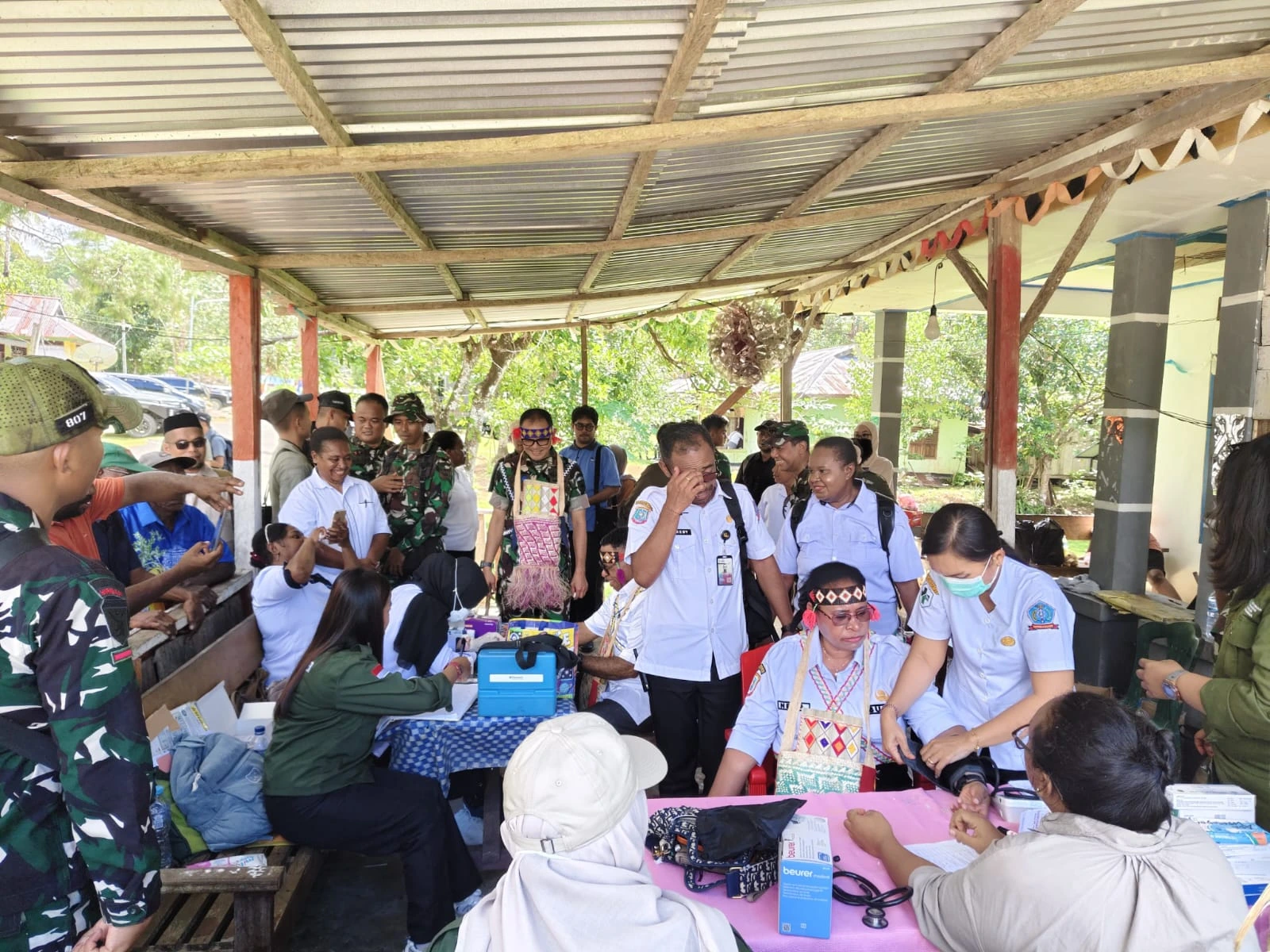 TMMD Ke-129 Kodim 1807/Sorong Selatan Gelar Penyuluhan KB Kesehatan di Kampung Sesor