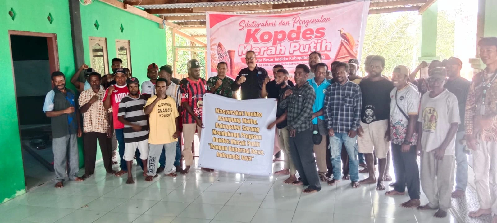 Kopdes Merah Putih Imekko Hadir di Kampung Maibo, Perkuat Ekonomi Warga Kabupaten Sorong