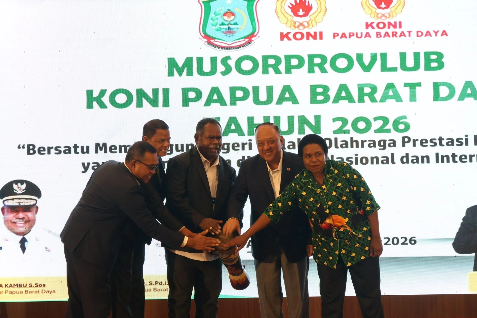 Kapolda Papua Barat Daya Hadiri Musorprovlub KONI 2026, Perkuat Sinergi Pembinaan Olahraga