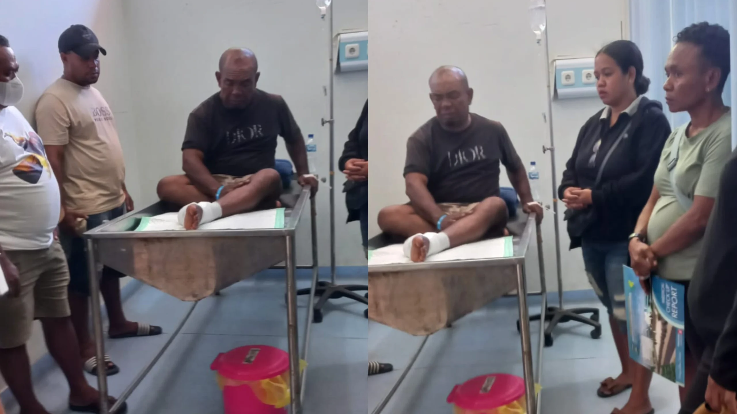 Berawal dari Aksi Protes terhadap CV Prima Papua, Koordinator Aksi Timotius Rumpaidus Tertembak di Aimas