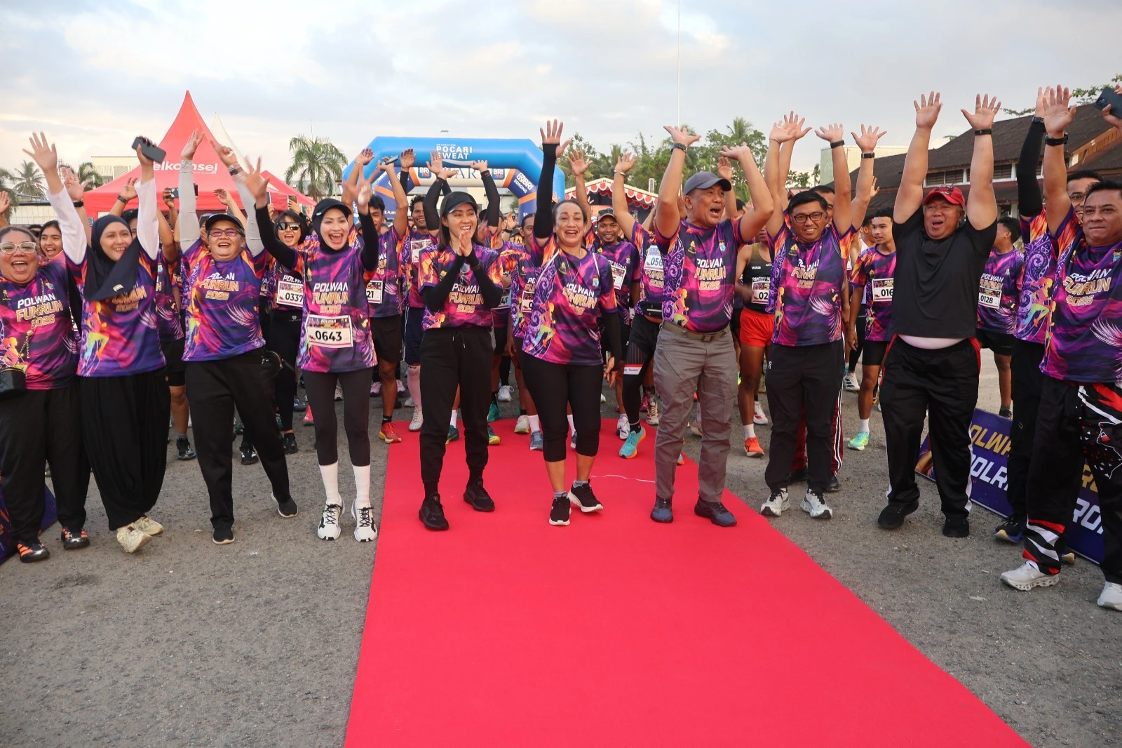 Semarak Polwan Run 2026, Polda Papua Barat Daya Satukan Polri dan Masyarakat