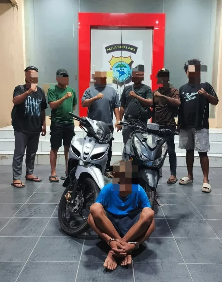 Motor Raib Saat Tidur, Polres Sorong Tangkap DT Terduga Pelaku Curanmor