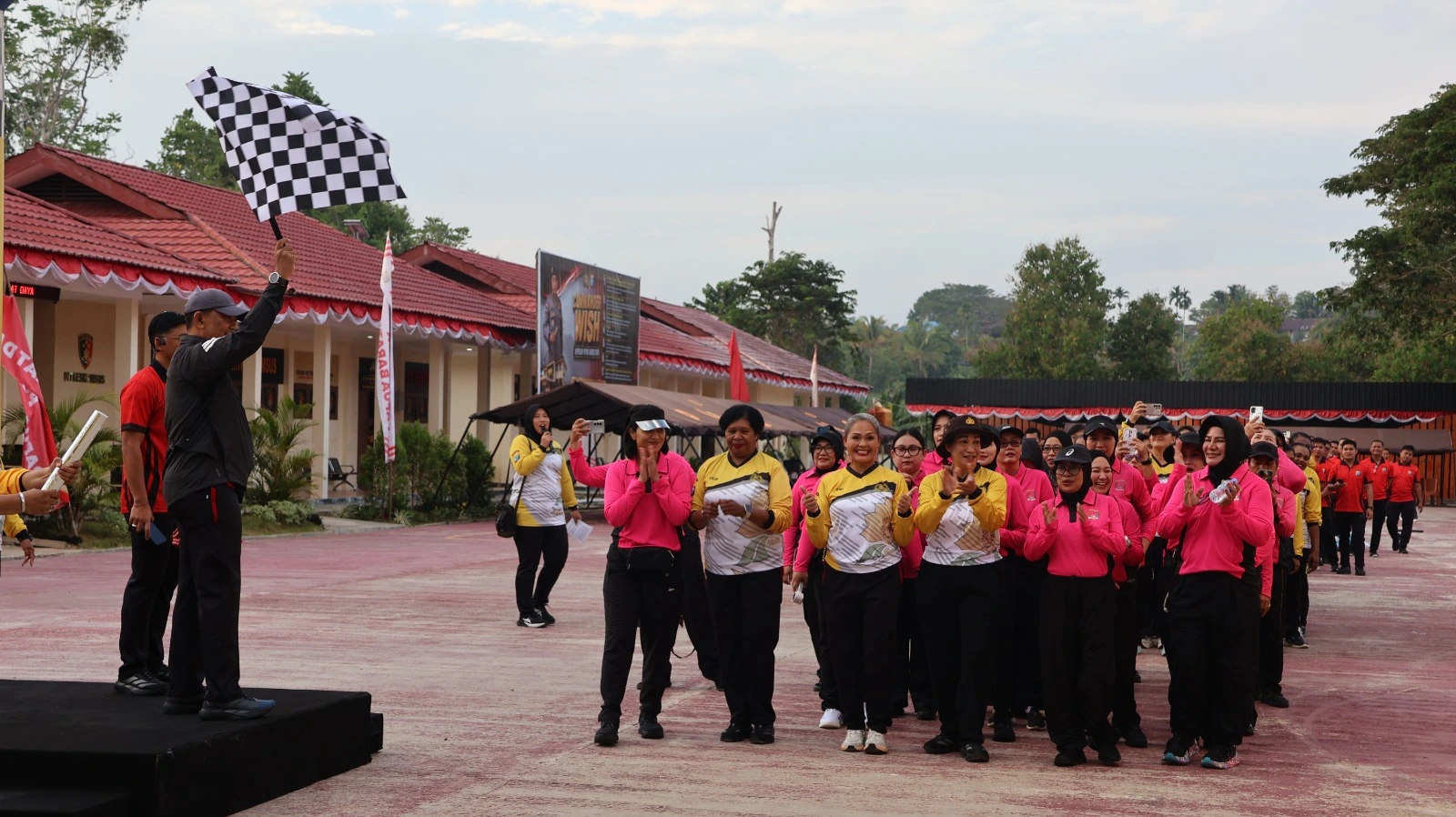Polda Papua Barat Daya Meriahkan HUT RI ke-81 dan HUT Polwan ke-78