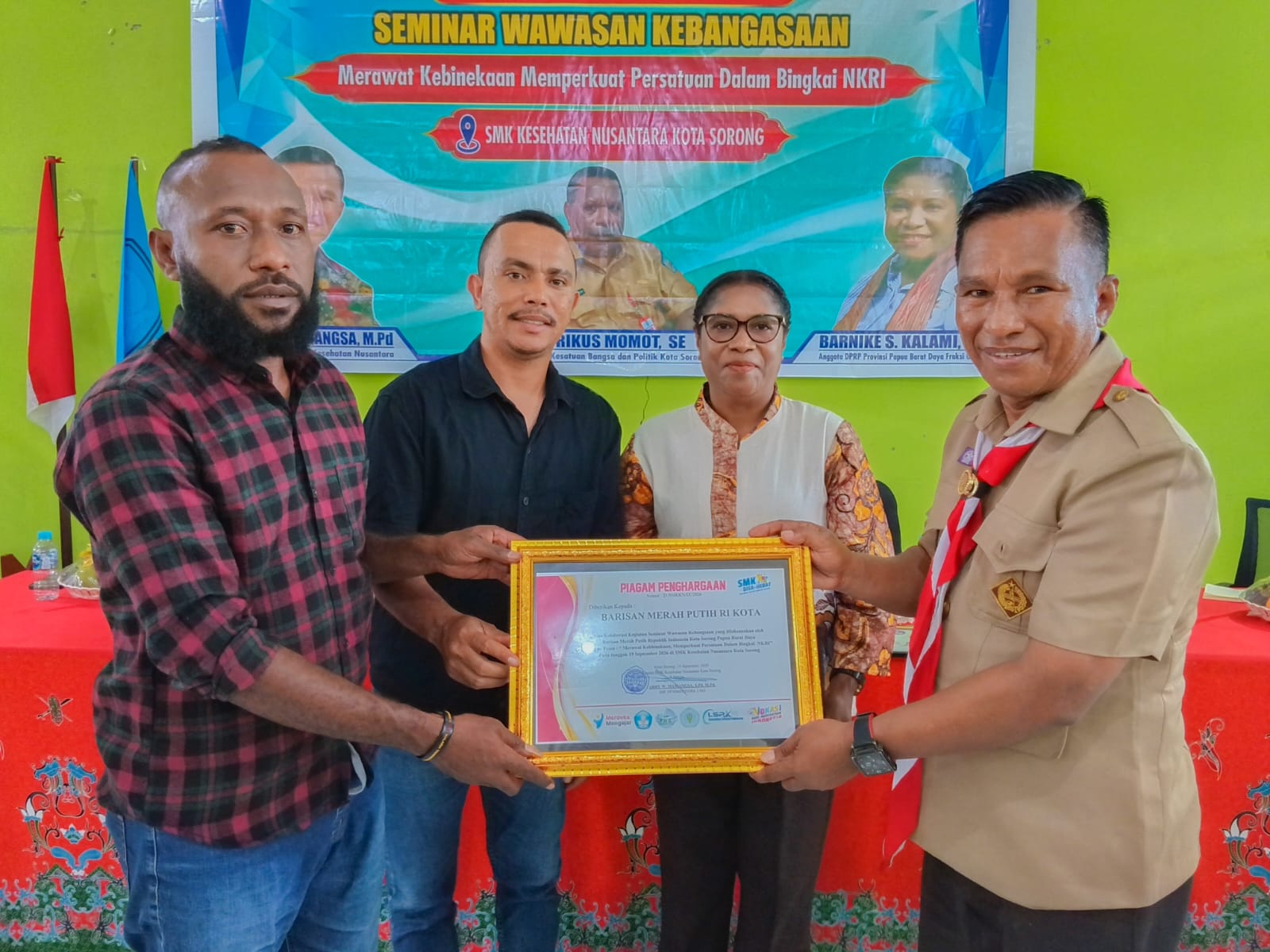 Gelar Diskusi Kebinekaan, BMP RI Sorong Dorong Pelajar SMK Jadi Garda Terdepan Penjaga NKRI