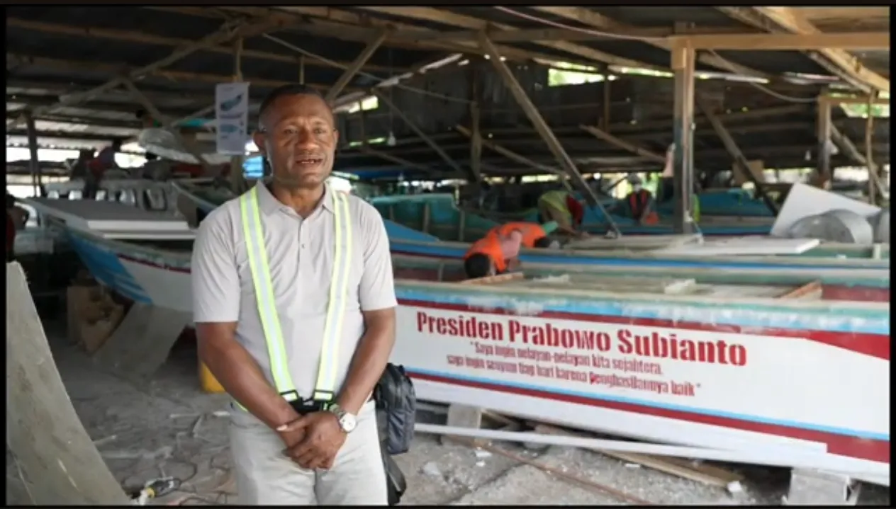 Produksi 1.370 Kapal Fiber KNMP di Manokwari Buka Peluang Kerja Putra Papua